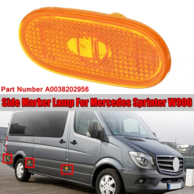 1x Luce di segnalazione laterale lampada per Mercedes-Benz Sprinter W906 A9068201456 - Immagine 1 di 4