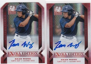 (2) 2013 Elite Extra Edition #38 Kean Wong Autograph #50/100 DIE CUT & #/625 - Picture 1 of 1
