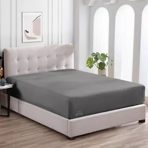 Twin Size Fitted Sheet - 100% Egyptian Cotton 800 Thread Count with Deep Pock... - Picture 1 of 6