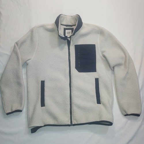 OFF WHITE Giacca Sherpa Uomo Small GAP 594949 03 Uscita 2020 CHORE BARN Needs TLC