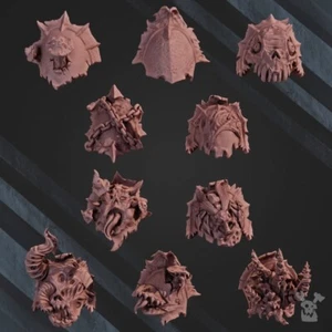 10er Set Pandemie Schulterpolster DakkaDakka Store/Sci-Fi/Tischplatte Miniatur - Bild 1 von 1