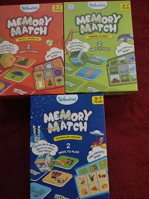 Skillmatics Memory Match Game Vocabulary Builder Animal Planet Shapes Around Us - Image 1 of 4