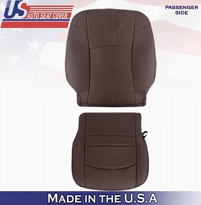 Cubiertas de asiento de tela marrón para Dodge Ram 4500 SLT 2013 a 2018 para pasajero superior inferior Foto 1 de 4