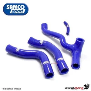 Kit de durites de radiateur Samco bleu pour Gas Gas EC300 2018/2019 - Photo 1/5