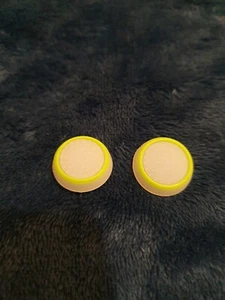 Controller Thumb Grips Xbox/PlayStation Clear Glow Green Stripe. 033/050 - Picture 1 of 2