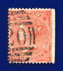 1862 SG81 4d Bright Red (Hair Lines) J53(1) LF Good Used Cat £185 dfbu