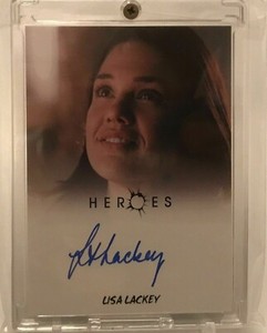 Lisa Lackey Rittenhouse NBC Heroes Autographed Card  AS Janice Parkman  AU Auto 