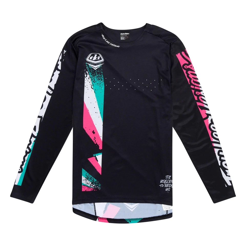 Camiseta Troy Lee Designs Juvenil TLD Sprint BMX MTB Gear Full Pull-Negra ENVÍO EN 3 DÍAS Foto 1 de 4