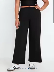 NWT Old Navy Women's High-Waisted PowerSoft Wide-Leg Pants Blue Plus Size 3X - Picture 1 of 7