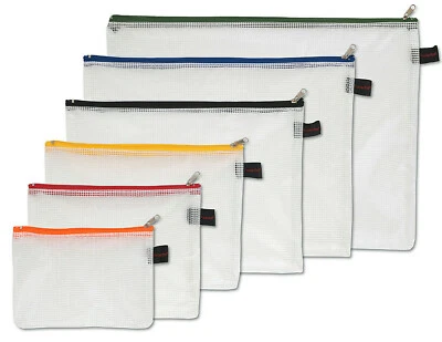6er Sparset FolderSys Reißverschlußbeutel Kleinkrambeutel Sichttasche 40400-94
