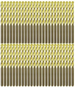 Masonry Drill Bit Set 3/8" Carbide Tip Golden Flute Drill Concrete Stone-50Pcs - Picture 1 of 11