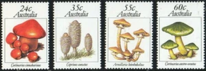 Australian Fungi 1981 conjunto de 4 hongos como nuevos nunca bisagras, limpios y frescos, altos valores - Imagen 1 de 1