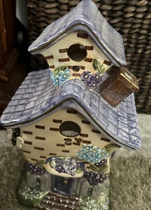 Old Time Pottery Ceramic House Tea Light Candle Holder/NIB - Picture 1 of 6