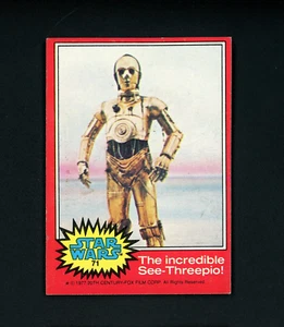 The incredible See-Threepio! 1977 Topps Star Wars #71 NM-MT - Picture 1 of 2