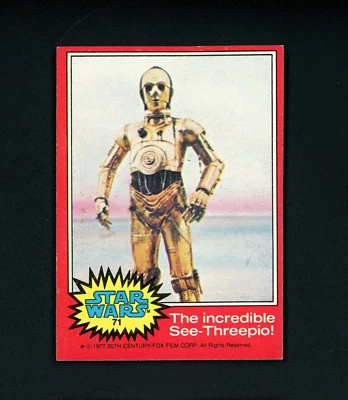 The incredible See-Threepio! 1977 Topps Star Wars #71 NM-MT - Image 1 of 2