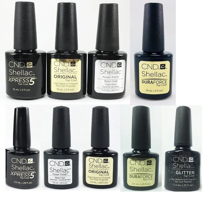 Authentic CND SHELLAC Top & Base Coat CHOOSE YOUR FAVOR - Image 1 of 1