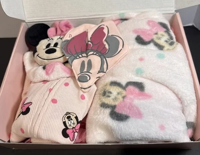 Caja de regalo para bebé niña Minnie Mouse, Disney Lovers Baby Shower, Disney Minnie Girl Foto 1 de 4