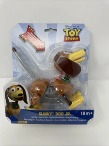 NIB Disney Pixar Toy Story Slinky Dog Jr Pull Toy Action Figure Collectible - Picture 1 of 2