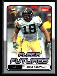Chad Greenway 2006 Fleer #116 Silver Rookie Minnesota Vikings - Picture 1 of 2