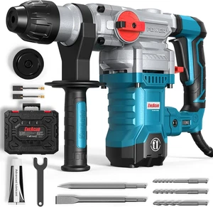 Martello Perforatore, 1500W Martello Demolitore 6J, SDS plus Mandrino, 4 Funzion - Foto 1 di 12