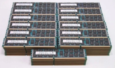 Lot of 100x SK Hynix 16GB 2Rx4 PC3-12800R DDR3 ECC RDIMM HMT42GR7MFR4C-PB - Image 1 of 2