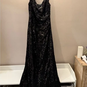Ralph Lauren Abendkleid schwarz Sequenz - Bild 1 von 8