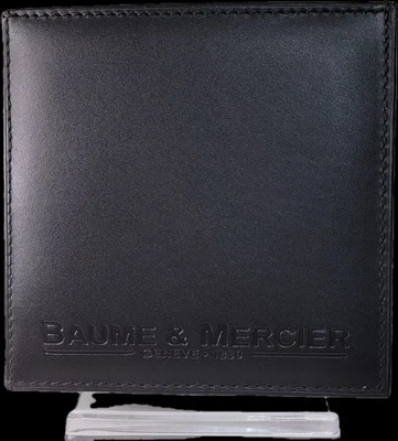 Álbum de fotos de viaje de cuero negro BAUME & MERCIER NUEVO en CAJA. Foto 1 de 4