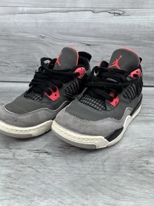 Nike Air Jordan 4 Retro PS Infrared 2022 BQ7669-061 Youth Size 12C Basketball - Picture 1 of 10
