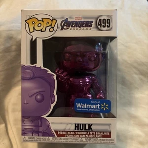 Funko POP EXCLUSIVO Cromo Púrpura Hulk con Guantelete Infinito #499 Figura Final - Imagen 1 de 6