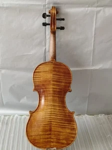 4/4 violin Amati model solid Flamed maple back spruce top hand antique made No6 - Picture 1 of 8