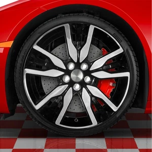 20x8 Alloy Wheel for 19-21 Honda Pilot – Machined/Black 5-Spoke Replacement Rim - Picture 1 of 3