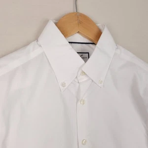 Charles Tyrwhitt White Extra Slim Fit Non Iron Button Down Shirt 15"/33" BNWOT - Picture 1 of 8