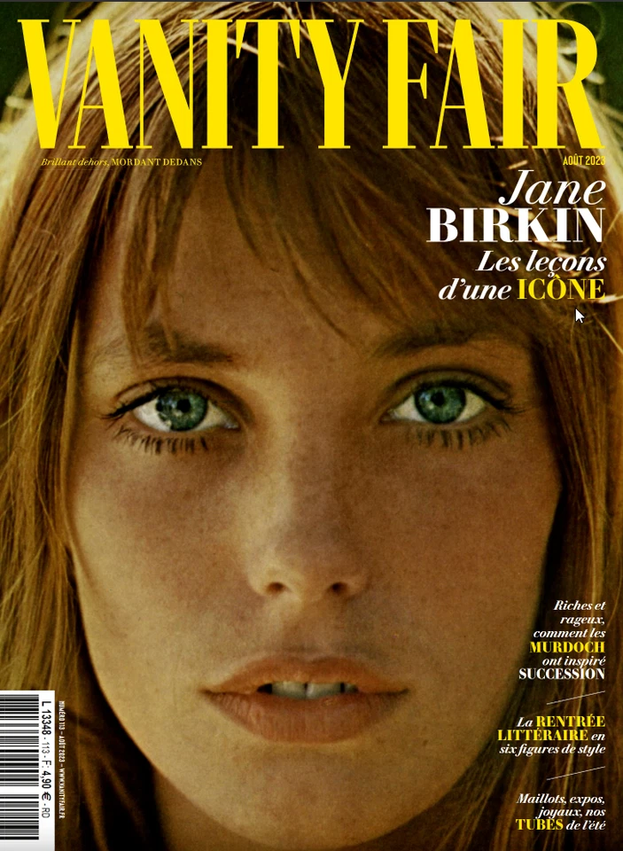 JANE BIRKIN Ever Anderson VANITY FAIR Magazine France August 2023 NEW - Image 1 of 1
