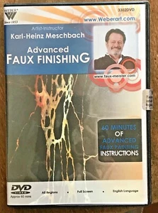 NEW Karl Heinz Meschbach Advanced Faux Finishing Art instructor DVD WEBER ART - Picture 1 of 2