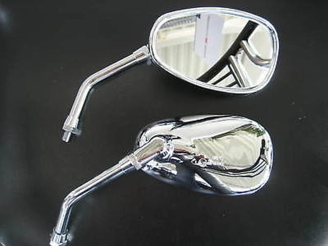 1 pair mirrors left + right mirrors Suzuki VS1400 Intruder chrome new original packaging  - Image 1 of 1