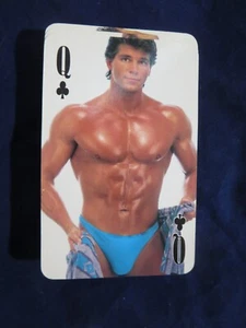 Tarjeta de juego Chippendales Queen of Clubs 1991 - Imagen 1 de 2