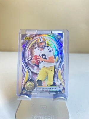 2015 Topps Finest Atomic Refractor Rookies #ARDC-GG Garrett Grayson Saints #d/50 - Image 1 of 2