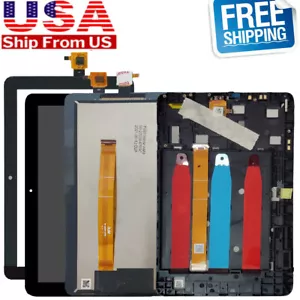 7" LCD & Touch Screen Digitizer Replace ±Frame For Amazon Fire 7 12th Gen P8AT8Z - Picture 1 of 15