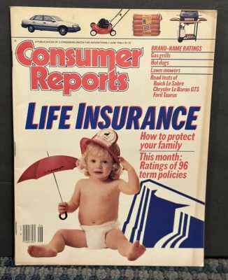 1986 June Consumer Reports Magazine, Life Insurance (MH610) - Image 1 of 2