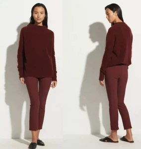 Vince $425 Plush Cashmere Funnel Neck Sweater in Cinnamon Stick XS - Picture 1 of 6