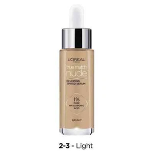 Loreal True Match Plumping Tinted Serum Foundation - 2-3 Light - Picture 1 of 1