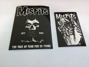 THE MISFITS 2-Pack of Stickers Face Of Fear & Eyeball NEW OFFICIAL Danzig - Picture 1 of 1