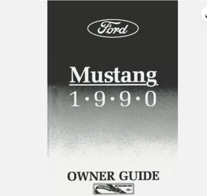 1990 Ford MUSTANG Propietarios Operadores Propietario Manual Guía Manual - Imagen 1 de 2