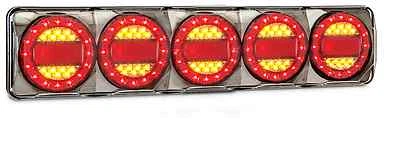 PAIR LED COMBO LIGHTS TRUCK TRAILER CARAVAN FLOAT MaxilampC5XRR - image 1 of 3