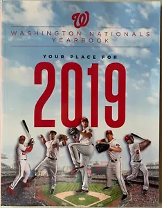 2019 WASHINGTON NATIONALS YEARBOOK WORLD SERIES ?? MLB BASEBALL STRASBURG - Picture 1 of 1