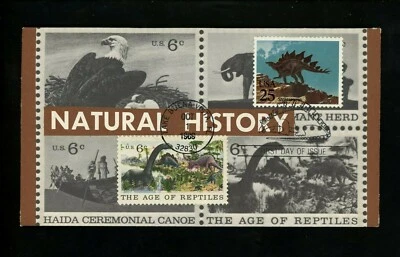Ranto Cachet US FDC #2424 on 1387-1390 combo Prehistoric Animals dinosaurs 1989 - Image 1 of 2
