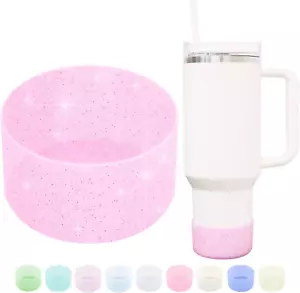 WORBSS Glitter Silicone Boot Sleeve for Stanley Cup H2.0 Tumbler 20 30 40Oz & Hy - Picture 1 of 7