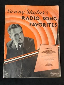 Vtg. Sunny Skylar's Radio Favorites, Mills Music Sheet - Picture 1 of 6