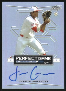 2016 Leaf Metal Perfect Game All-American #BAJG2 Jayson Gonzalez Autograph