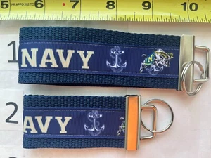 Navy Keychain gift 4 grad alumni him her mom dad BFF Stocking Stuffer Rams - Picture 1 of 1